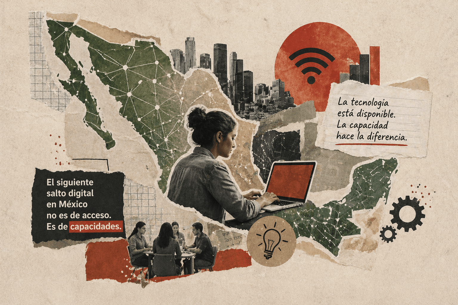 Imagen principal del insight: De acceso a capacidad: el siguiente reto digital de México